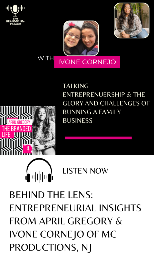 The Branded Life Podcast Cover with April Gregory and Ivone Cornejo